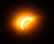 Artistic edit of eclipse
