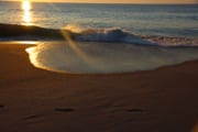 Sun on the surf